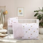 Σετ Σεντόνια Κούνιας με Λάστιχο - Bee Love της Kocoon Bebe 100% Cotton, 144 T.C. Κούνιας με λάστιχο (1 x 70x130+15 + 1 x 120x160 + 1 Μαξιλαροθήκη 30x40) - Image 16