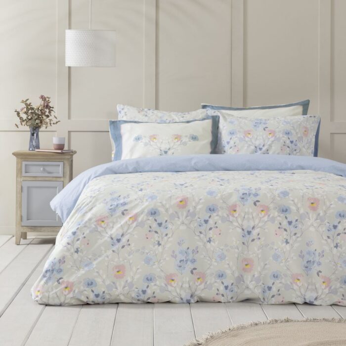 Σετ Σεντόνια Μονά με Λάστιχο - Idylle της Nima Home 100% Cotton, 144 T.C. Μονά με λάστιχο (1 x 100x200+32 + 1 x 170x260 + 1 Μαξιλαροθήκη 52x72) - Image 16