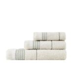 Σετ Πετσέτες (30x50 + 50x90 + 70x140) Plush - Light Beige της Nima Home 100% Cotton, 480 gsm - Image 3