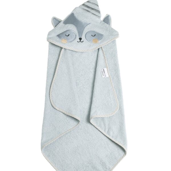 Κάπα 75x75 - Sleepy Racoon της Nima Bebe 100% Cotton, 400 gsm 75x75 (0-12 μηνών) - Image 2