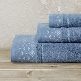 Σετ Πετσέτες (30x50 + 50x90 + 70x140) - Kairo της Kocoon Home 100% Cotton, 450 gsm Σετ (1 x 30x50 + 1 x 50x90 + 1 x 70x140) - Image 3