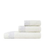 Σετ Πετσέτες (30x50 + 50x90 + 70x140) - Demur Off White της Nima Home 100% Cotton, 480 gsm - Image 2