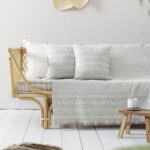 Ριχτάρι 180x180 - Raiza Gray της Nima Home 80% Cotton - 20% Polyester Μονοθέσιος 180x180 - Image 2