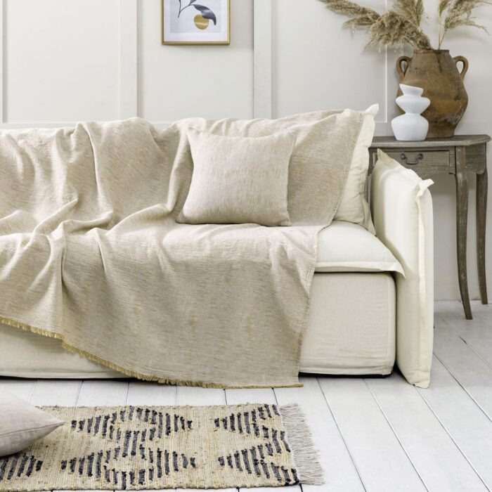 Ριχτάρι 180x350 - Benito Beige της Nima Home 80% Cotton - 20% Polyester Τετραθέσιος 180x350 - Image 64