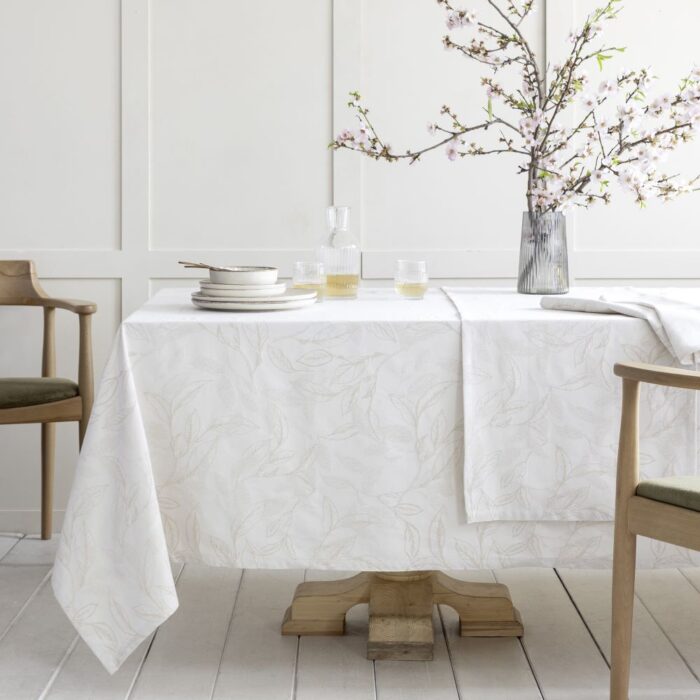 5206482166004 Runner 50x160 - Florelia Beige της Nima Home 40% Cotton - 2% Linen - 35% Polyester - 23% Viscose Runner 50x160 - Image 2