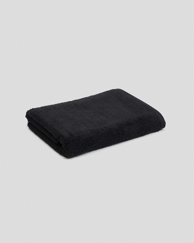 8011470612345_14945.jpg Βαμβακερή Πετσέτα με Φάσα Ultrasoft Beck 720gsm Μπάνιου | 65x135cm Μαύρο της Pennie - Image 1