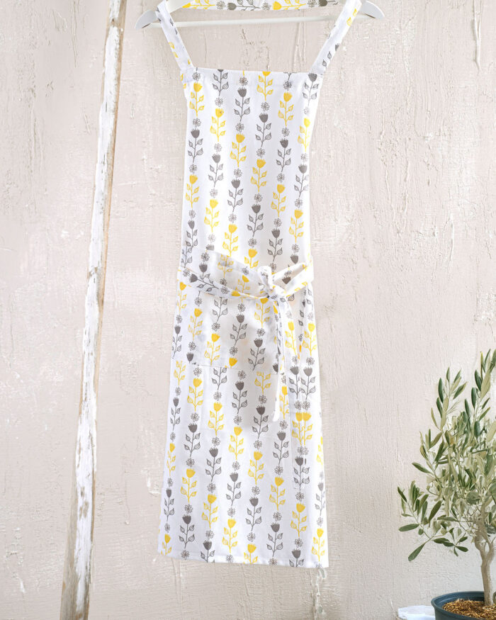 aprons_aw26_myrtis.jpg MYRTIS - ΠΟΔΙΑ 100% ΒΑΜΒΑΚΙ Rythmos - Image 1