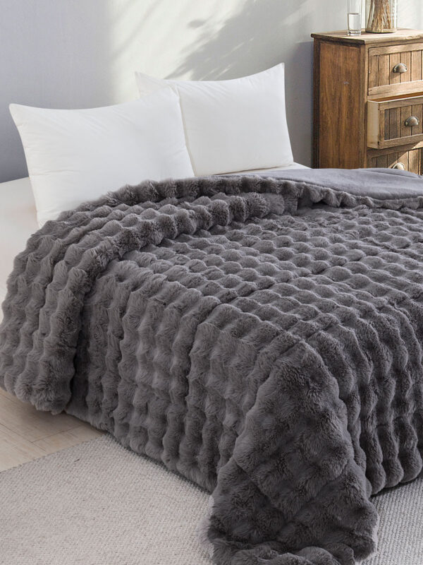 Κουβερτοπάπλωμα Rabbit Dark Grey Υπέρδιπλο (220x240) SUNSHINEHOME