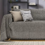 LINO ΡΙΧΤΑΡΙ MALTA GREY 180X180 55% Σενίλ 25% Βαμβάκι 20% Πολυεστέρας
