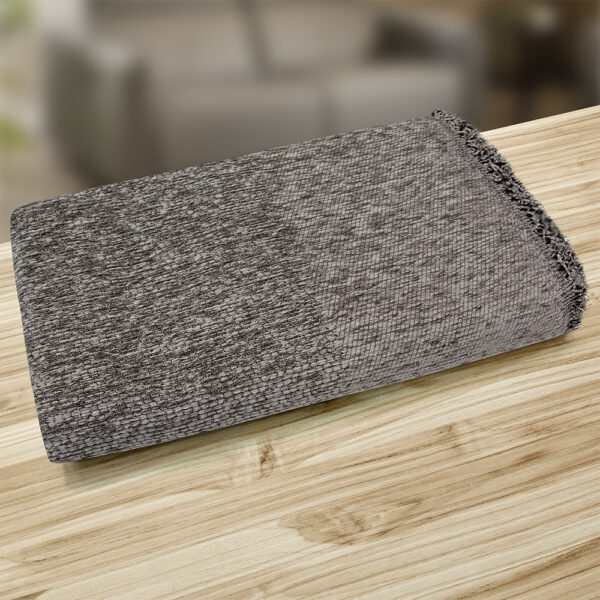 LINO ΡΙΧΤΑΡΙ MALTA GREY 180X180 55% Σενίλ 25% Βαμβάκι 20% Πολυεστέρας - Image 4