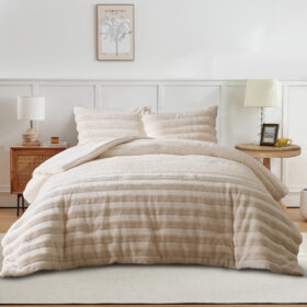 Volcano (Taupe) Κουβέρτα/Πάπλωμα 100% rabbit fur 180x240 Liolios Home - Image 2