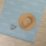 Πετσέτα Παρεό Κρόσσι Fishes 90 x 160 cm  100% Βαμβάκι Άκουα BOREA - Image 4