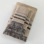 Πετσέτες Σετ 3ΤΜΧ Jill 70 x 140 / 50 x 90 / 30 x 50 cm  100% Βαμβάκι Σπαγγί BOREA - Image 5