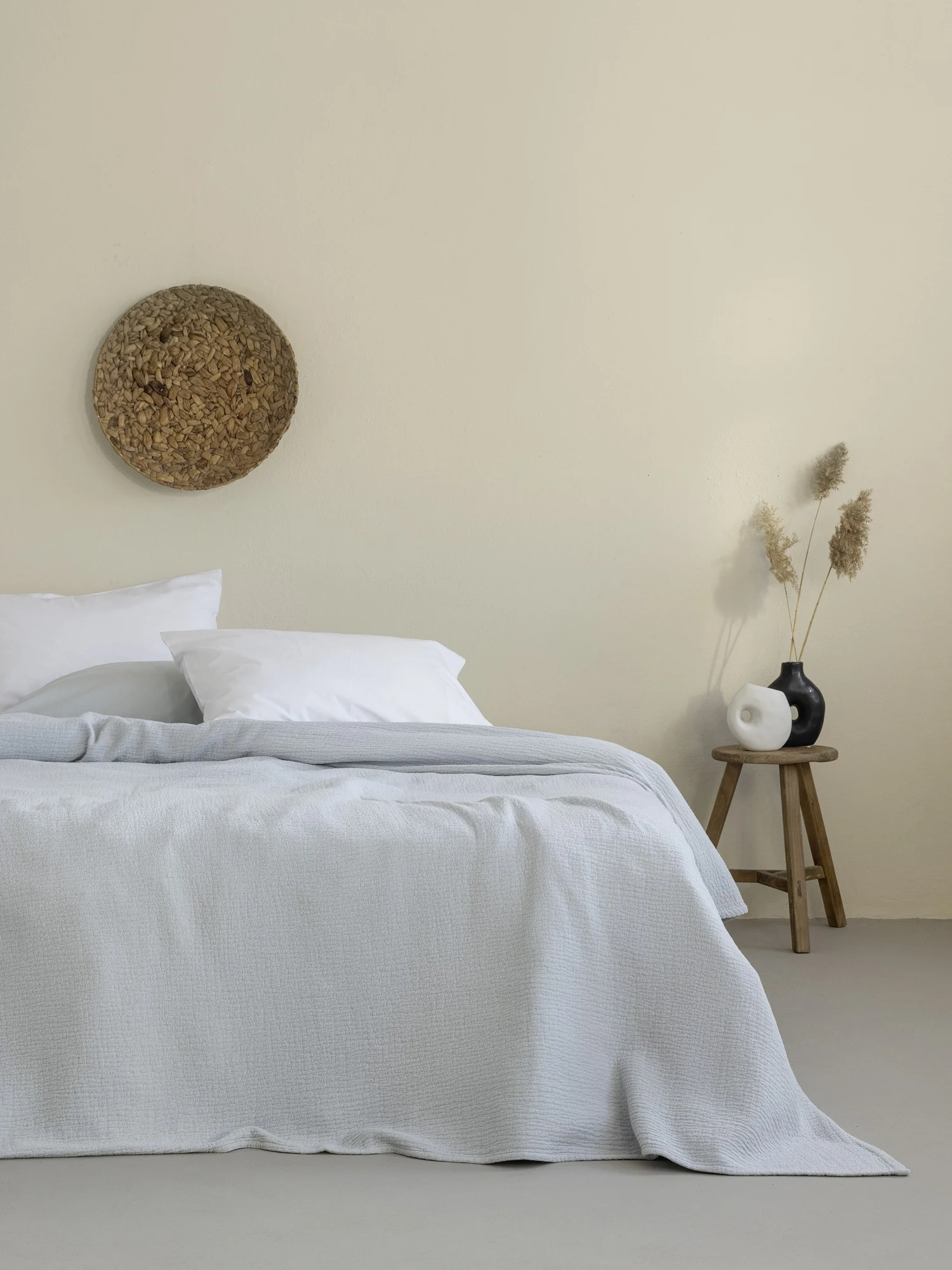 s3 (13) Κουβέρτα 170x250 - Allegra Light Gray της Nima Hotelling 100% Cotton Μονή 170x250 - Image 1