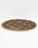 Ψάθα Πλεκτό Οικολογικό Στρογγυλό Χαλί Γιούτας Gimlet Design 4 Φ60cm Διάμετρος 60cm της Pennie