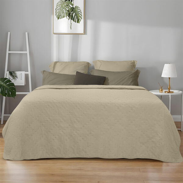 LINO ΚΟΥΒΕΡΛΙ LIPE BEIGE 160Χ220 100% Microfiber