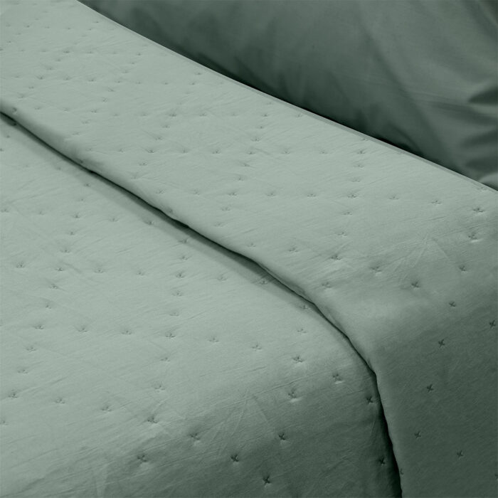 LINO ΚΟΥΒΕΡΛΙ LIPE GREEN 220X240 100% Microfiber - Image 2