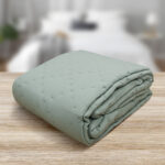 LINO ΚΟΥΒΕΡΛΙ LIPE GREEN 220X240 100% Microfiber - Image 4