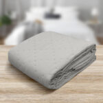 LINO ΚΟΥΒΕΡΛΙ LIPE GRAY 220X240 100% Microfiber - Image 4