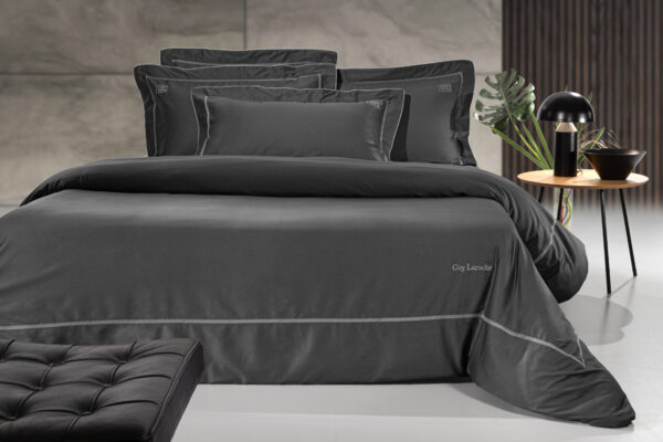 Σετ 4τμχ. Σεντόνια Elite Anthracite/Silver 270x280 της Guy Laroche (Cotton satin 100%)