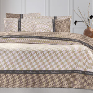 Σετ 4τμχ. Σεντόνια Status Beige Με Λάστιχο 170x200+32 της Guy Laroche (Cotton 100%)