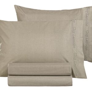 Ζεύγος Μαξιλαροθήκες Color Plus Taupe 50x70 της Guy Laroche (Cotton 100%)