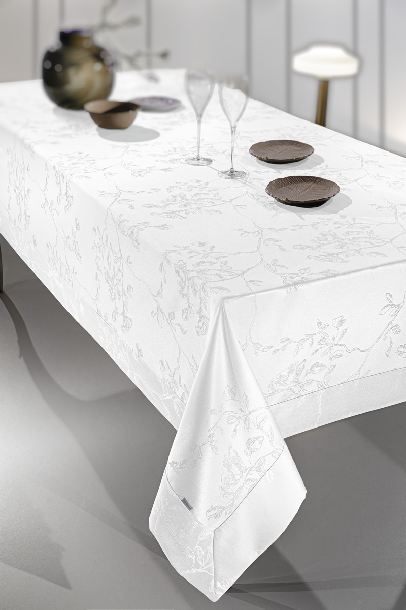 1119086225024.jpg Τραπεζομάντηλο Country White 160x220 της Guy Laroche (Polyester 100%) - Image 1