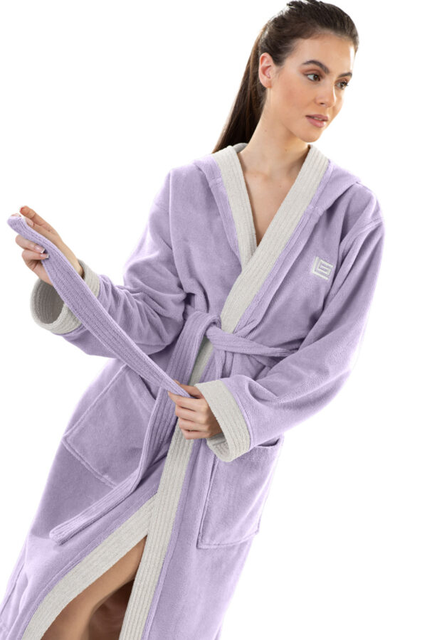 Μπουρνούζι Monogram Lavender Large της Guy Laroche ( Cotton 60% - Polyester 40%)