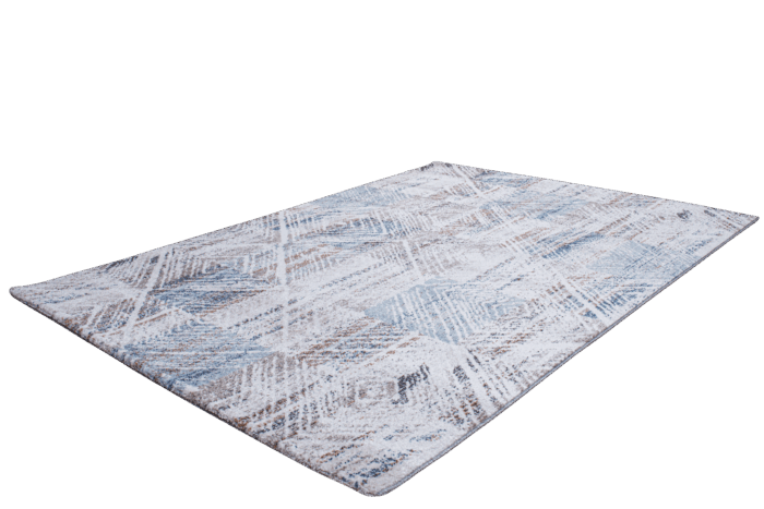 Χαλί Monza 8070/110 εκρού μπεζ μπλε ρόμβοι - 1,30x1,90 Colore Colori - Image 5