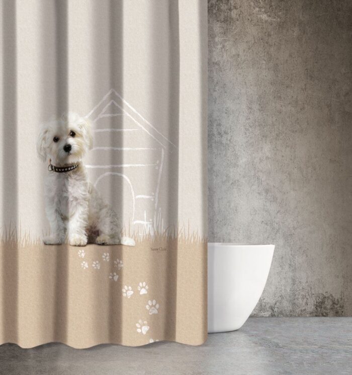Κουρτίνα Μπάνιου Animal Des 205 με Κρίκους 180x200 της Saint Clair (100% POLYESTER) - Image 1