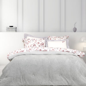 Κουβέρτα/Πάπλωμα Γίγας 240x260 - Velva Light Gray της Nima Home 100% Polyester Γίγας 240x260