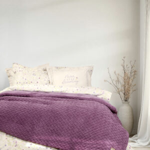 Κουβέρτα/Πάπλωμα Υπέρδιπλο 220x240 - Muffle Mauve της Nima Home 100% Polyester Υπέρδιπλo 220x240
