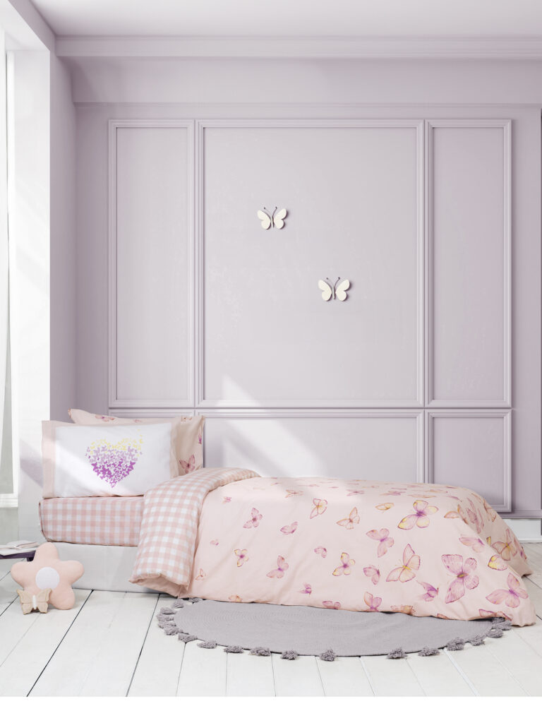 5206482171237-4.jpg Σετ Σεντόνια Μονά - Bettina της Nima Kids 100% Cotton, 144 T.C. Μονά (2 x 170x255 + 1 Μαξιλαροθήκη 52x72) - Image 1