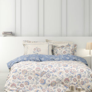 Σετ Παπλωματοθήκη Υπέρδιπλη - Nivia της Nima Home 100% Cotton, 144 T.C. Υπέρδιπλη (1 x 220x240 + 2 μαξ/κες 52x72)
