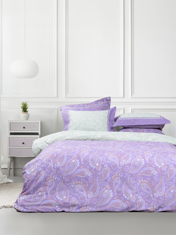 Σετ Σεντόνια Υπέρδιπλα με Λάστιχο - Flow της Nima Home 100% Cotton, 144 T.C. Υπέρδιπλα λάστιχο (1 x 160x200+32 + 1 x 240x260 + 2 μαξ/κες 52x72)