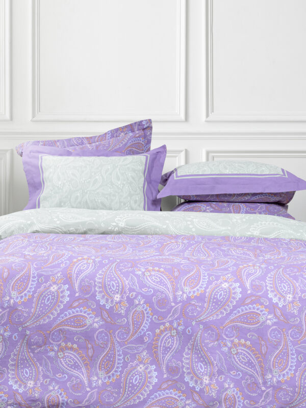 Σετ Παπλωματοθήκη Υπέρδιπλη - Flow της Nima Home 100% Cotton, 144 T.C. Υπέρδιπλη (1 x 220x240 + 2 μαξ/κες 52x72)