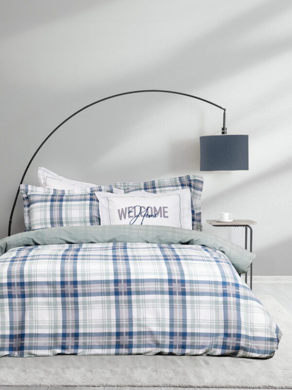 Σετ Παπλωματοθήκη Μονή - Welcome της Nima Home 100% Cotton, 144 T.C. Μονή (1 x 160x240 + 1 μαξ/κη 52x72)