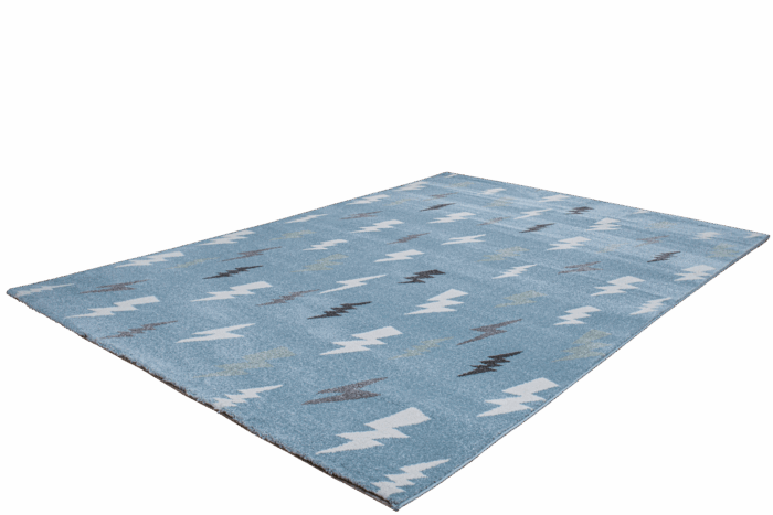 Παιδικό χαλί Diamond kids 8471/230 γαλαζοπράσινο με κεραυνούς - 2,50x3 Colore Colori - Image 7