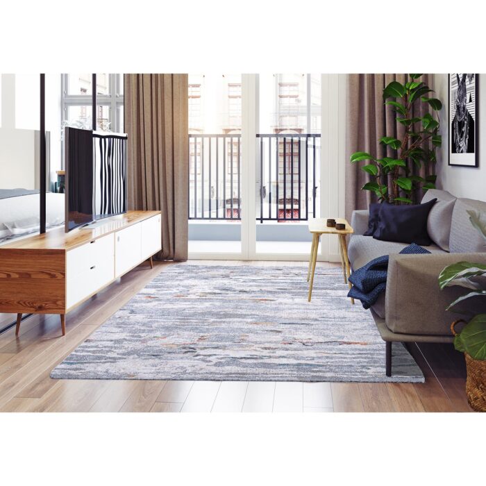 Χαλί Monza 8060/110 εκρού γκρι νερά - 2,30x2,80 Colore Colori - Image 6