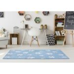 Shaggy παιδικό χαλί Cocoon 8392/30 γαλάζιο με πατουσάκια - 2,10x3,10 Colore Colori - Image 8