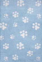 Shaggy παιδικό χαλί Cocoon 8392/30 γαλάζιο με πατουσάκια - 2,20x3,20 Colore Colori - Image 5