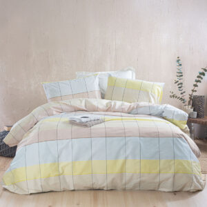COLETTE ΚΙΤΡΙΝΟ ΓΑΛΑΖΙΟ - ΣΕΤ ΣΕΝΤΟΝΙΑ NEXT KING SIZE (260X280) KING SIZE (260X280) 50% ΒΑΜΒΑΚΙ - 50% ΠΟΛΥΕΣΤΕΡΑΣ Rythmos