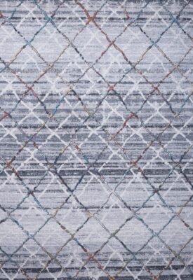 Χαλί Monza 8074/110 γκρι εκρού μοντέρνο boho - ΡΟΤΟΝΤΑ 1,60x1,60 Colore Colori - Image 7