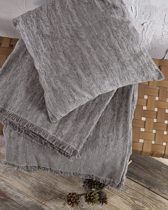 APERTIUS ΜΠΕΖ - ΜΑΞΙΛΑΡΟΘΗΚΗ 40X40 50% Chenille acrylic - 25% βαμβάκι - 25% Pol Rythmos - Image 4
