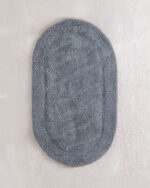 OVAL - ΧΑΛΑΚΙ ΓΚΡΙ ΣΚΟΥΡΟ 50X80 50X80 100% ΒΑΜΒΑΚΙ Rythmos