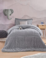 BUTTER ΓΚΡΙ ΑΝΟΙΧΤΟ - ΚΟΥΒΕΡΤΟΠΑΠΛΩΜΑ ΗΜΙΔΙΠΛΟ (160Χ220) ΗΜΙΔΙΠΛΟ (160Χ220) Rythmos - Image 2