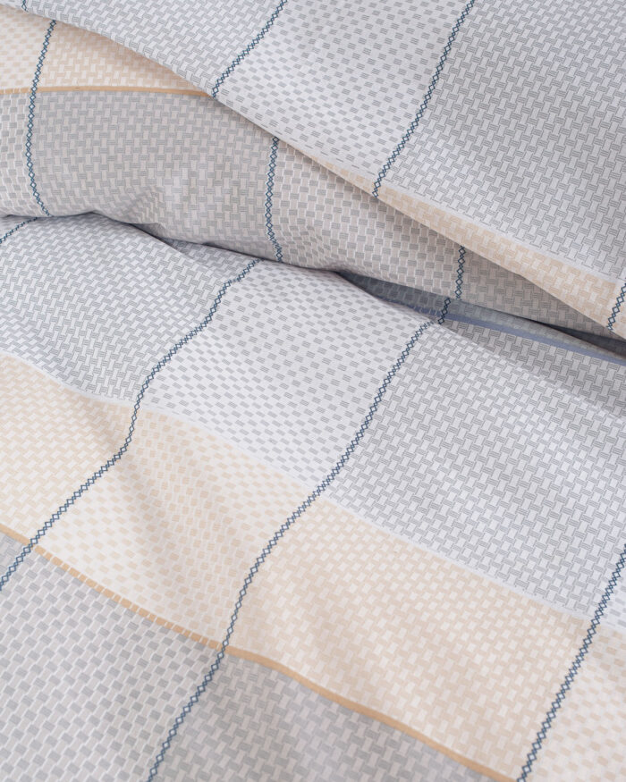 COLETTE ΓΚΡΙ ΓΑΛΑΖΙΟ - ΣΕΤ ΣΕΝΤΟΝΙΑ NEXT ΥΠΕΡΔΙΠΛΟ ΜΕ ΛΑΣΤΙΧΟ (230X260, 165X205+25) ΥΠΕΡΔΙΠΛΟ ΜΕ ΛΑΣΤΙΧΟ (230X260, 165X205+25) 50% ΒΑΜΒΑΚΙ - 50% ΠΟΛΥΕΣΤΕΡΑΣ Rythmos - Image 5