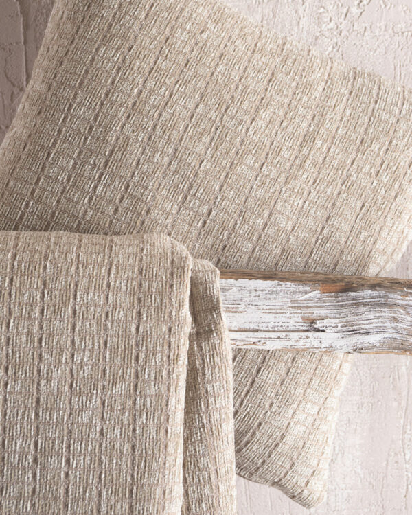 CORVET - ΡΙΧΤΑΡΙ 180X280 ΜΠΕΖ 180X280 55% CHENILLE ACRYLIC - 25% ΒΑΜΒΑΚΙ - 20% POL. Rythmos