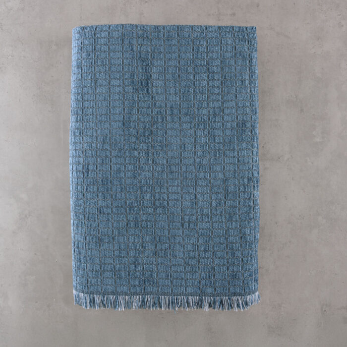 CORVET - ΡΙΧΤΑΡΙ 180X280 ΜΠΛΕ 180X280 55% CHENILLE ACRYLIC - 25% ΒΑΜΒΑΚΙ - 20% POL. Rythmos - Image 6