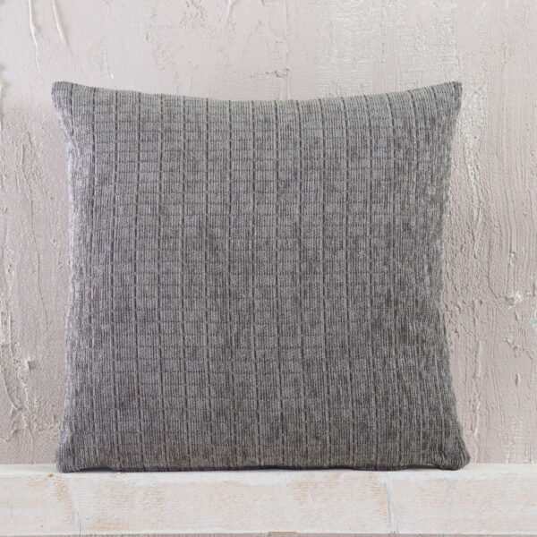 CORVET - ΔΙΑΚΟΣΜΗΤΙΚΗ ΜΑΞΙΛΑΡΟΘΗΚΗ 40X40 ΓΚΡΙ 40X40 55% CHENILLE ACRYLIC - 25% ΒΑΜΒΑΚΙ - 20% POL. Rythmos